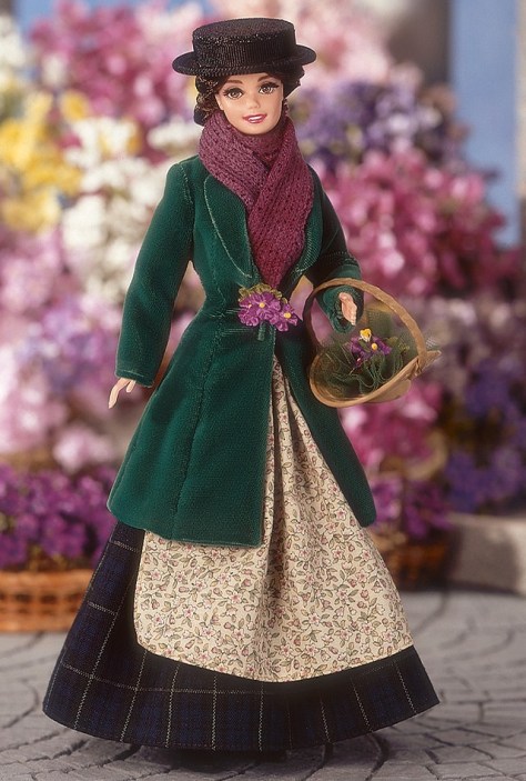 Barbie Doll as Eliza Doolittle from My Fair Lady as the Flower Girl