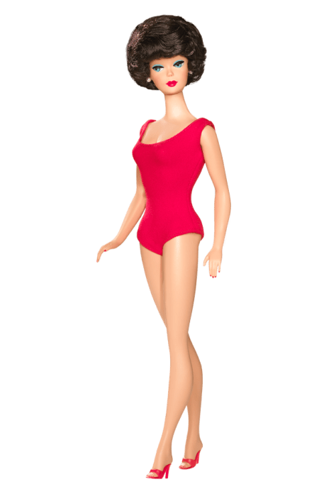 Brunette Bubble Cut Barbie Doll