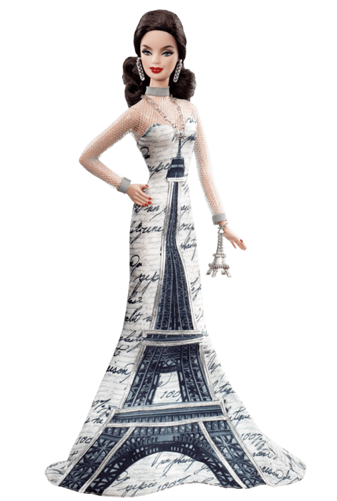 Eiffel Tower Barbie Doll