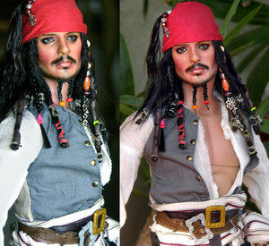 Doll_repainted_as_Jack_Sparrow_by_noeling