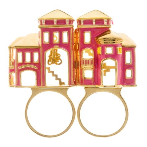Barbie dream house ring (open)