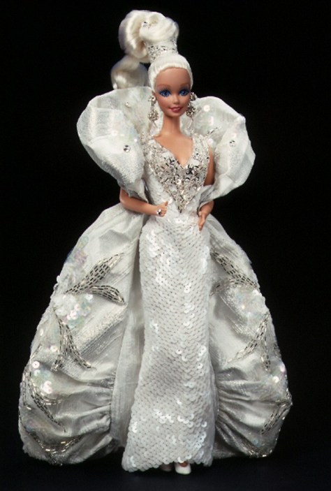 Bob Mackie Platinum Barbie Doll