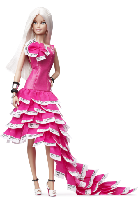 Pink In PANTONE Barbie Doll