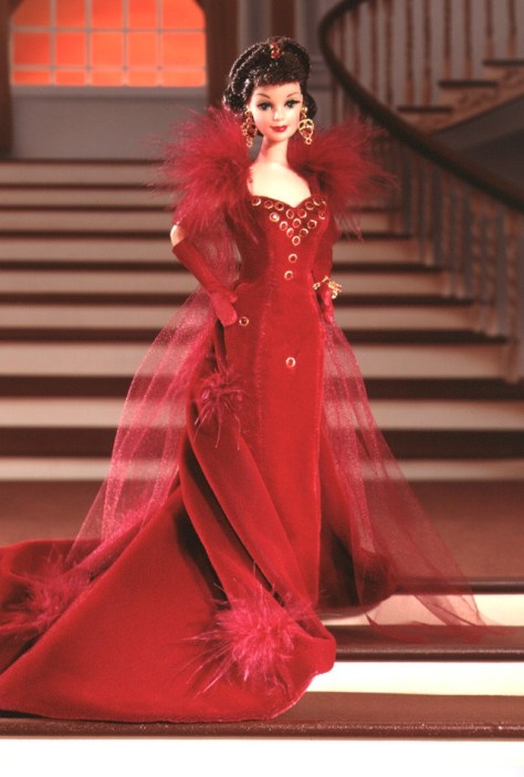 Barbie Doll as Scarlett O’Hara (Red Dress)