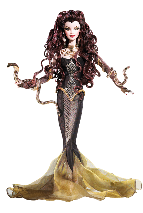 Barbie Doll As Medusa 