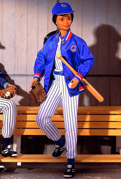 Chicago Cubs Barbie Doll (African-American)
