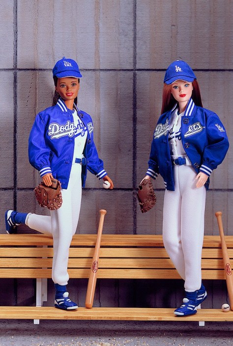 Los Angeles Dodgers Barbie Dolls