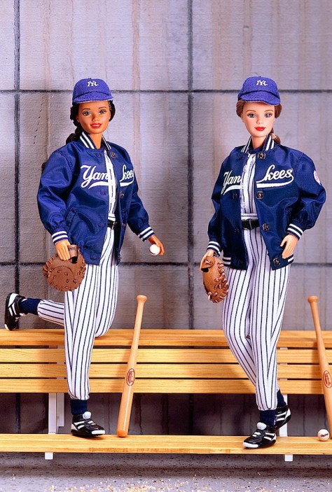 New York Yankees Barbie Dolls