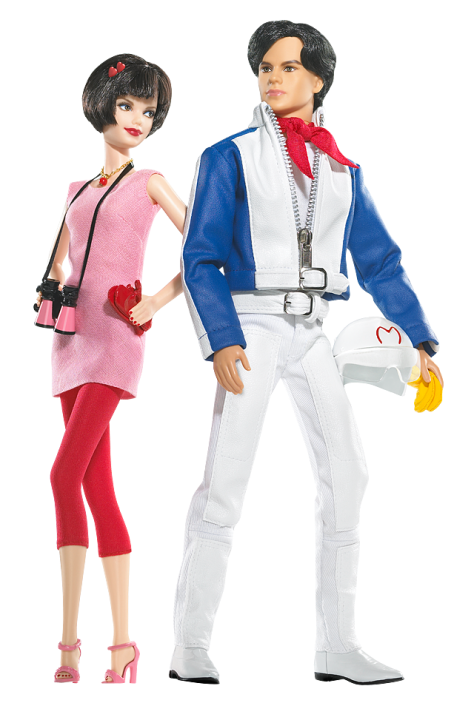 Speed Racer Barbie Doll and Ken Doll Giftset
