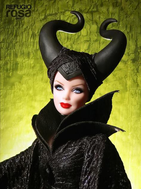 Maleficient Barbie Doll
