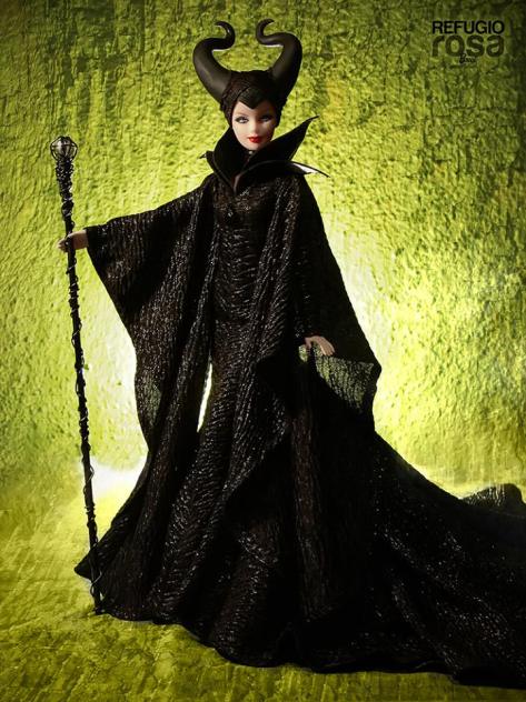 Maleficient Barbie Doll