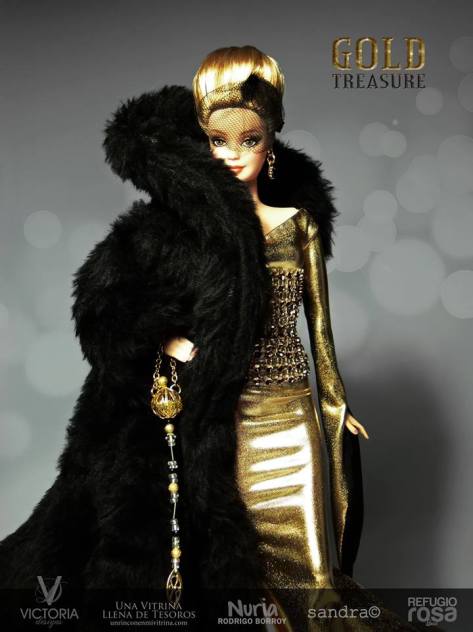 Golden Treasure OOAK Barbie Doll