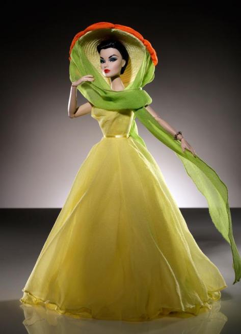 A Woman Who Thinks Funny Face doll