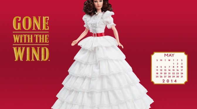 Desktop Calendar of Barbie Collector – May 2014