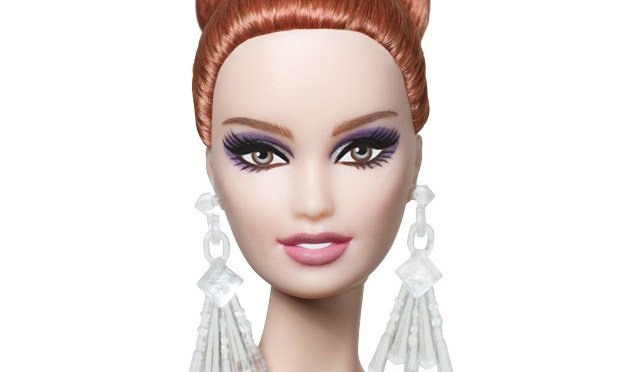 Laser-Leatherette Dress Barbie Doll