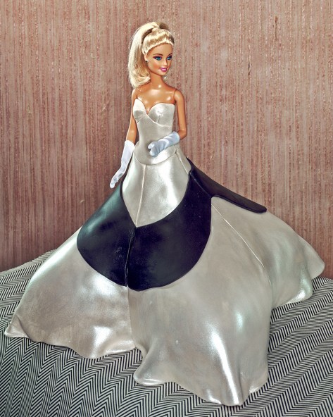 Charles James barbie doll cake
