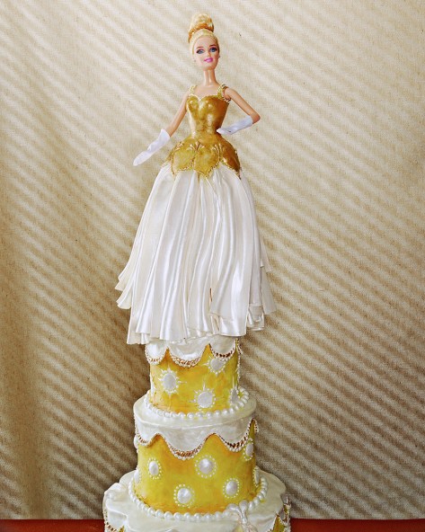 Charles James barbie doll cake
