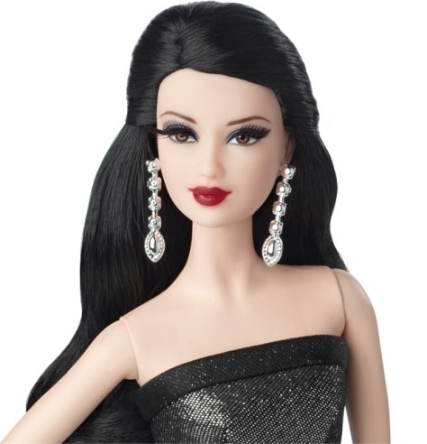 Red Carpet Barbie - Grey & Black Gown
