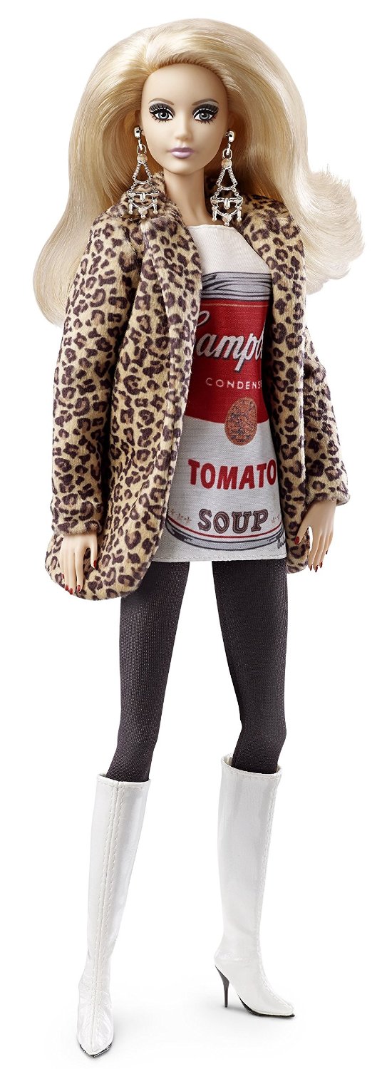 Andy Warhol Campbell's Soup Cans Barbie Doll