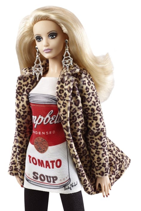 Andy Warhol Campbell's Soup Cans Barbie Doll