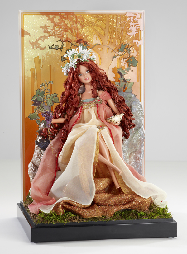 Art Nouveau-esque Barbie Doll