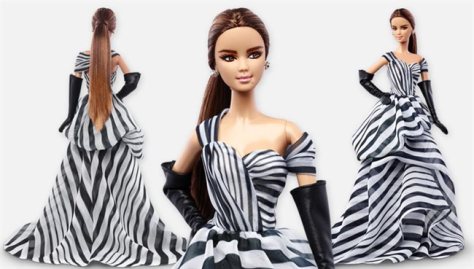 Chiffon Ball Gown Barbie Doll