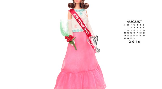 Calendario oficial de The Barbie Collection: agosto de 2016