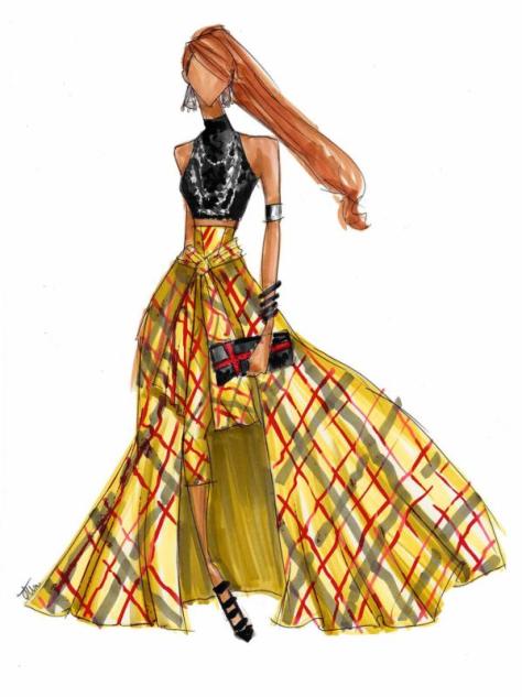 Defiant Rayna Doll Sketch