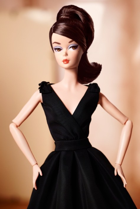 Classic Black Dress Barbie® Doll (Brunette)
