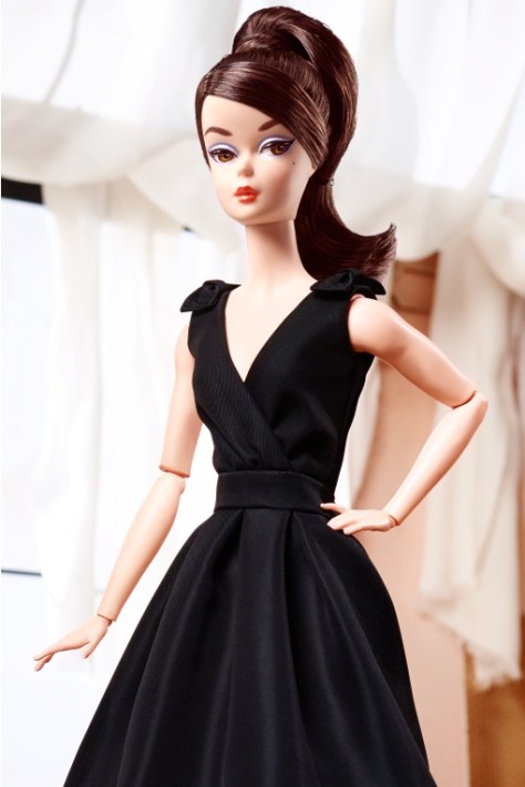 Classic Black Dress Barbie® Doll (Brunette)