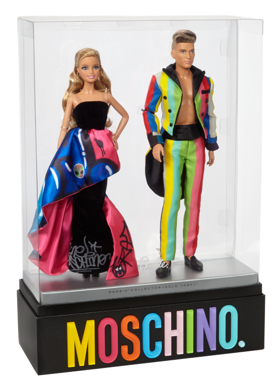 Coffret Moschino Barbie & Ken - Gold Label 2016 - Mattel - Occasion