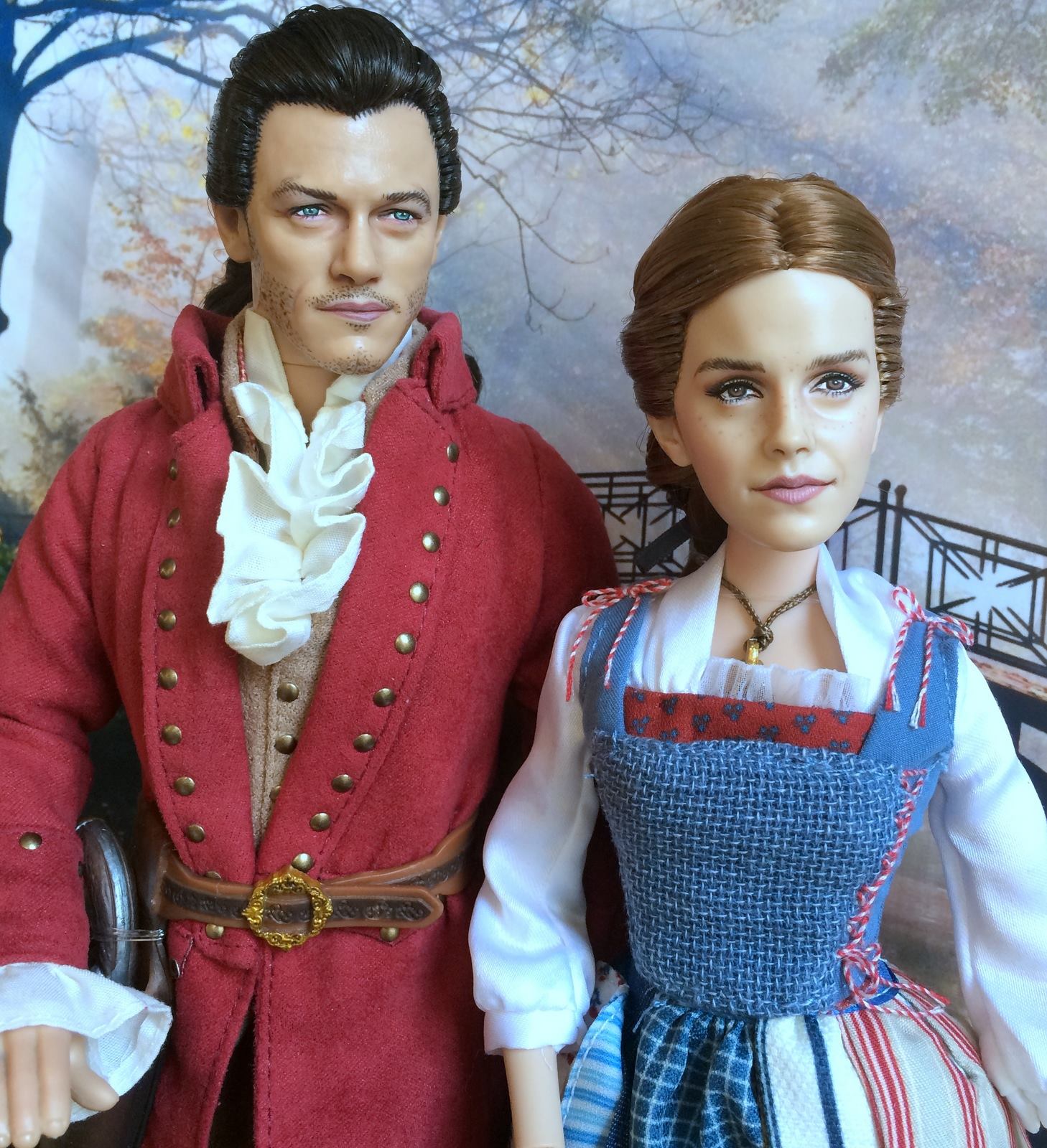 Belle and Gaston OOAK Doll Cyguy Dolls