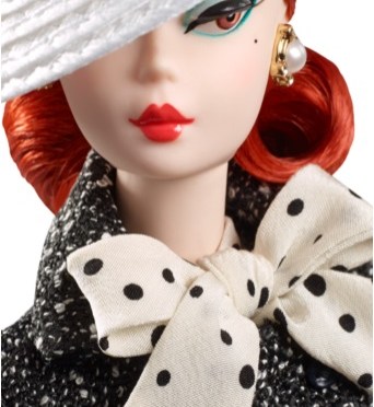 Black & White Tweed Suit Barbie Doll, una silkstone de las de antes