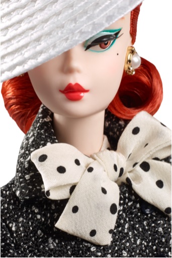 Black &amp; White Tweed Suit Barbie Doll 3