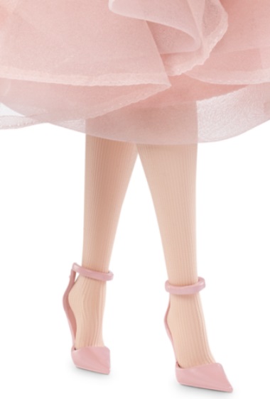 Blush &amp; Gold Cocktail Dress Barbie Doll 4