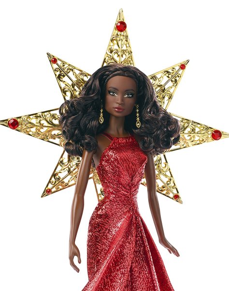 Barbie 2017 Holiday Black Hair 1