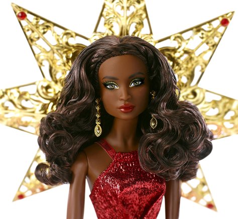 Barbie 2017 Holiday Black Hair 3