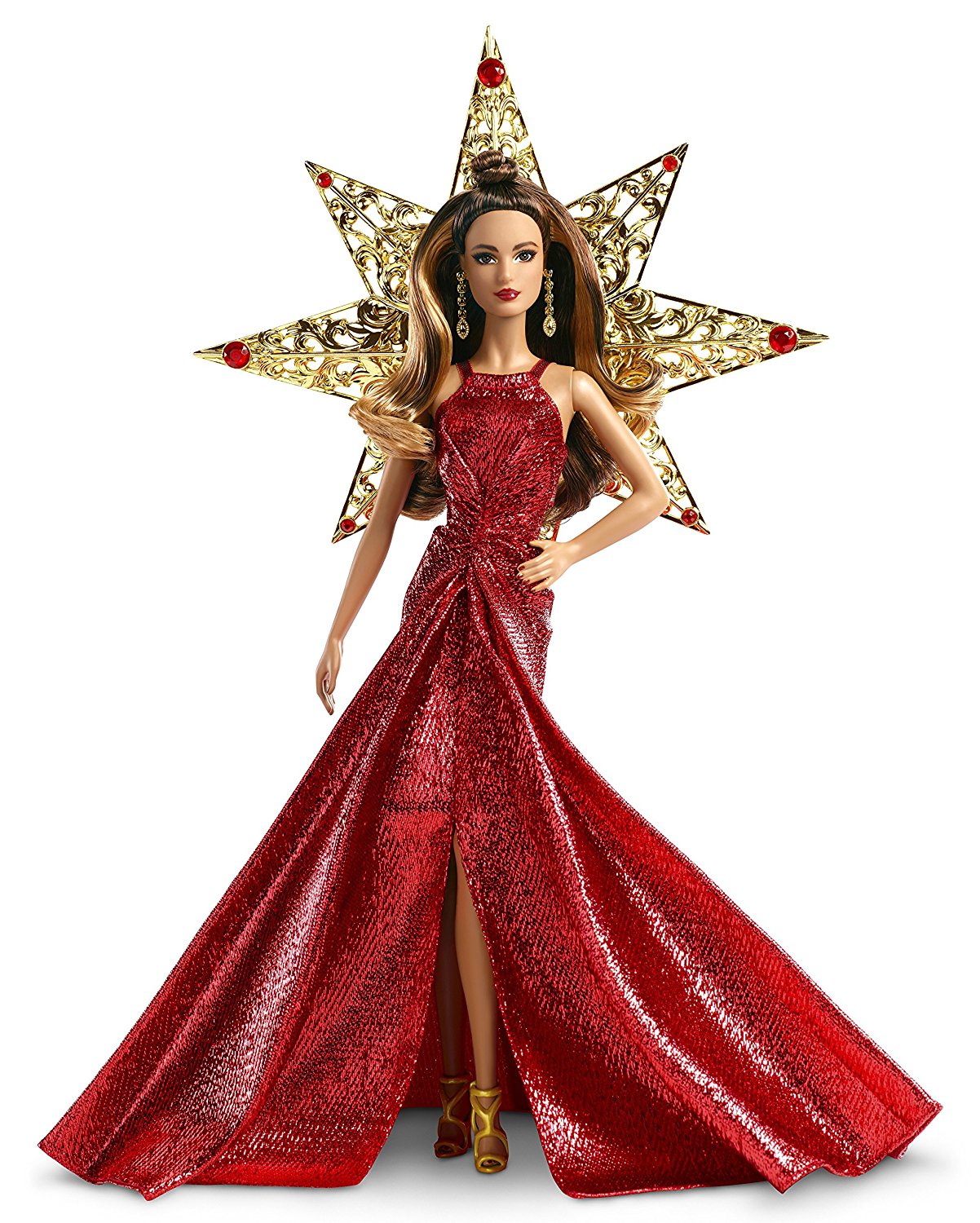 Barbie 2017 Holiday Doll Brunette