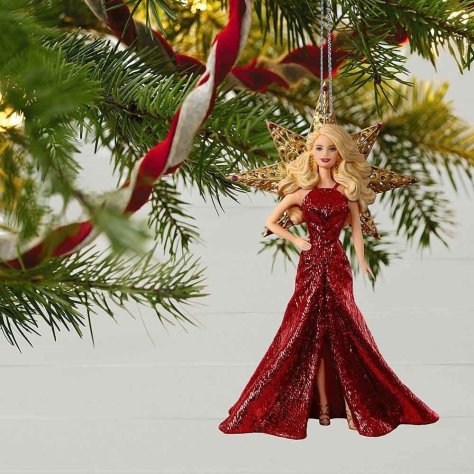 2017 holiday ornament barbie