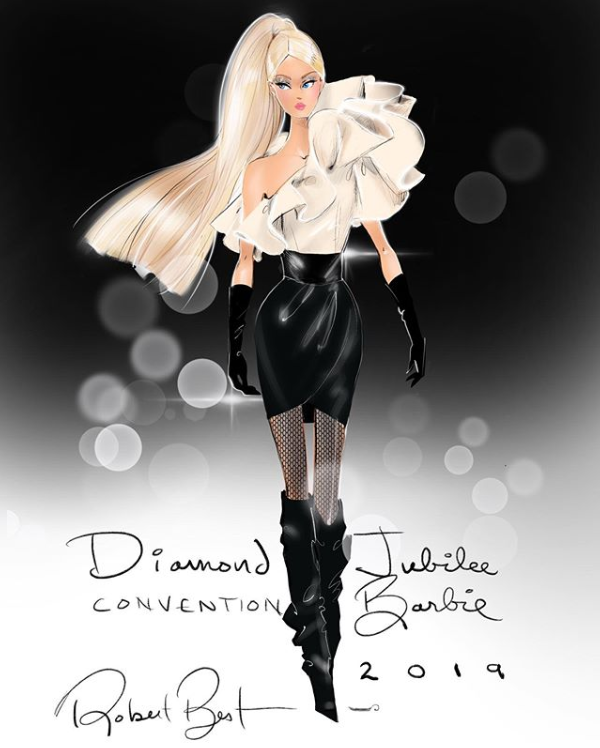 Screenshot_2019-08-07 Robert Best en Instagram “Diamond ✨Jubilee barbie from the 2019 National Barbie Doll Collector Conven[...]