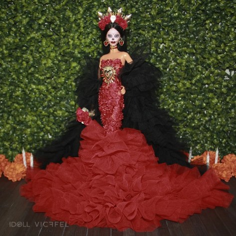 catrina roja barbie vicfell idoll